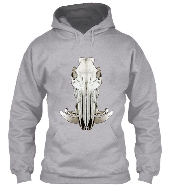 hog skull hoodie