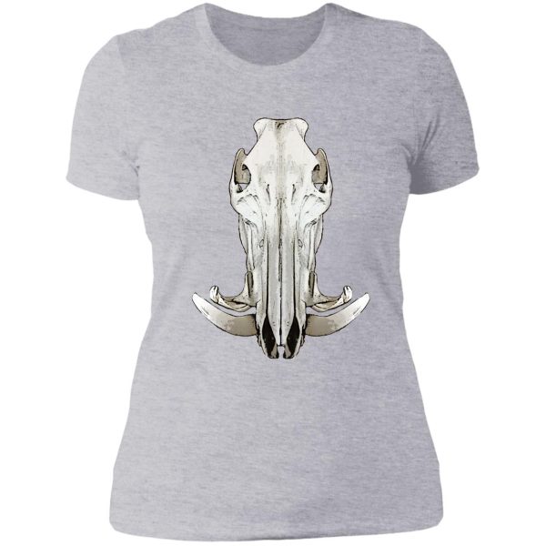 hog skull lady t-shirt