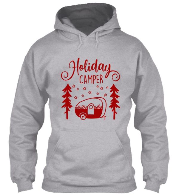 holiday camper - christmas trailer hoodie