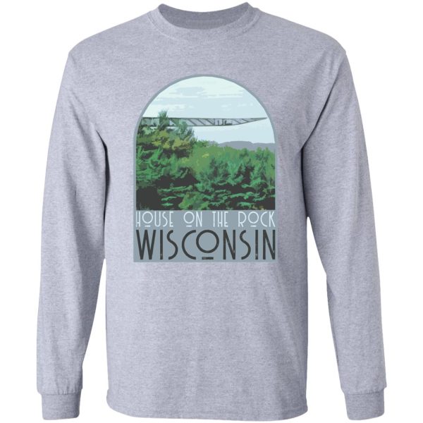 house on the rock decal long sleeve