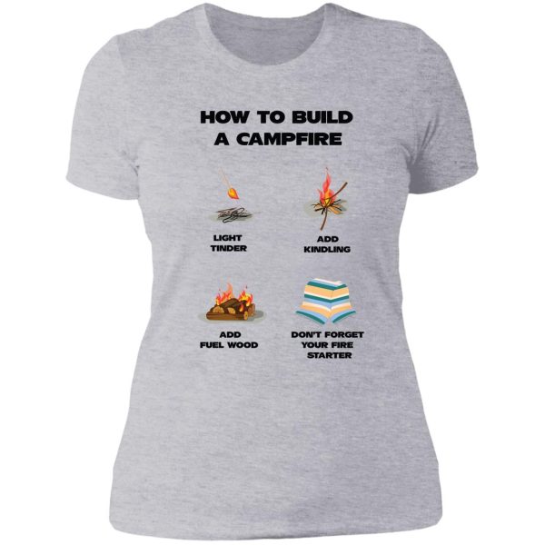 how to build a campfire - youth short sleeve graphic t-shirt comping best funny mom shirt girt for her unisex tops lady t-shirt