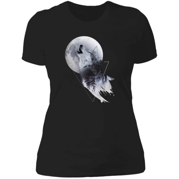 howl with the wolf lady t-shirt