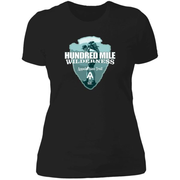 hundred mile wilderness (arrowhead t) lady t-shirt
