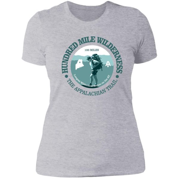 hundred mile wilderness (t) lady t-shirt