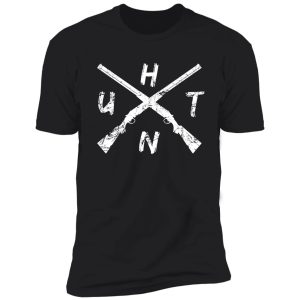hunt guns cross shirt