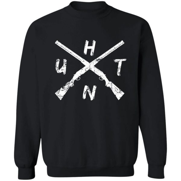 hunt guns cross sweatshirt