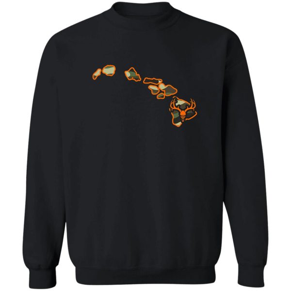 hunt hawaii deer hunting camouflage sweatshirt