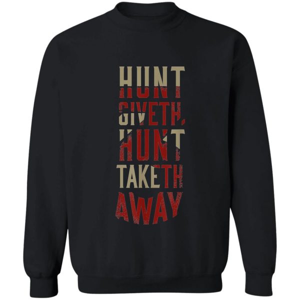 hunt showdown 3rd anniversary black sweatshirt