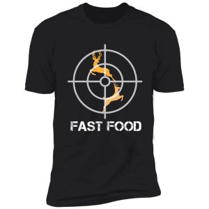 hunter fast food deer hunting funny shirt