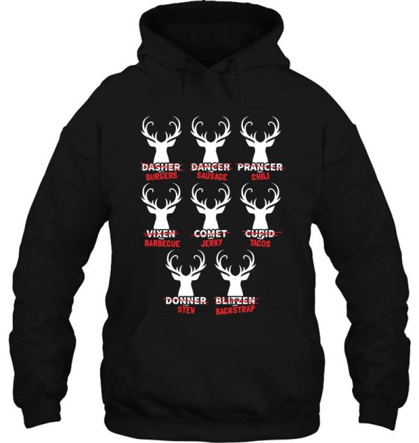 hunter santas reindeer hoodie