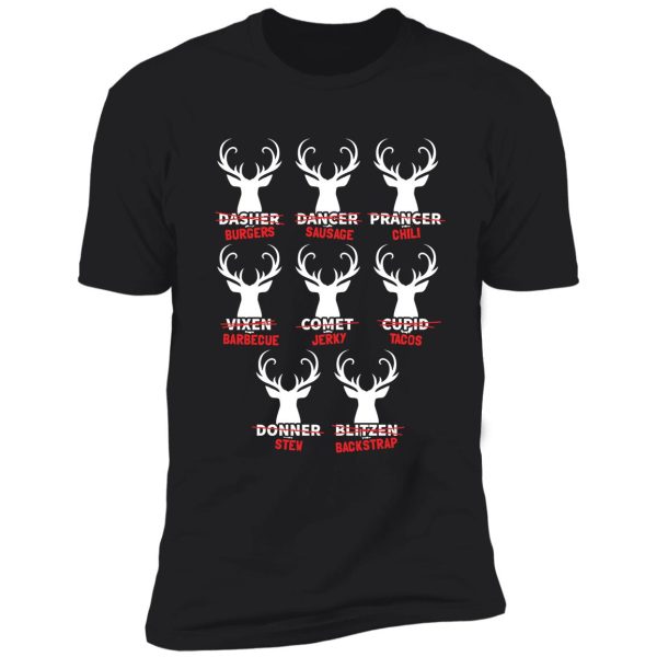 hunter santa's reindeer shirt