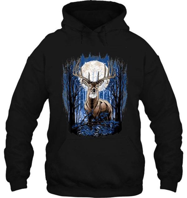 hunters-deer-hunting-big-whitetail-buck hoodie