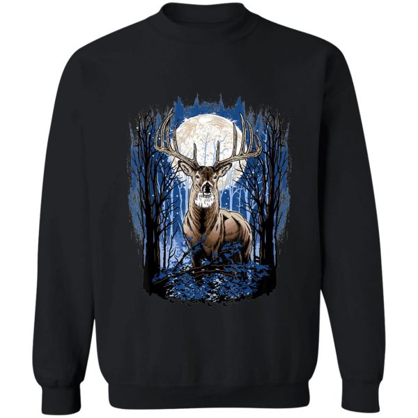 hunters-deer-hunting-big-whitetail-buck sweatshirt