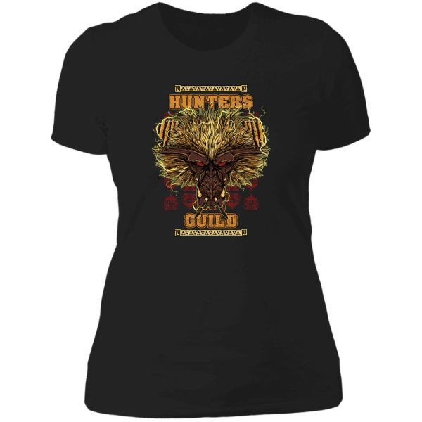 hunters guild - rajang lady t-shirt