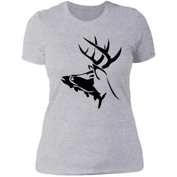 hunting and fishing lady t-shirt