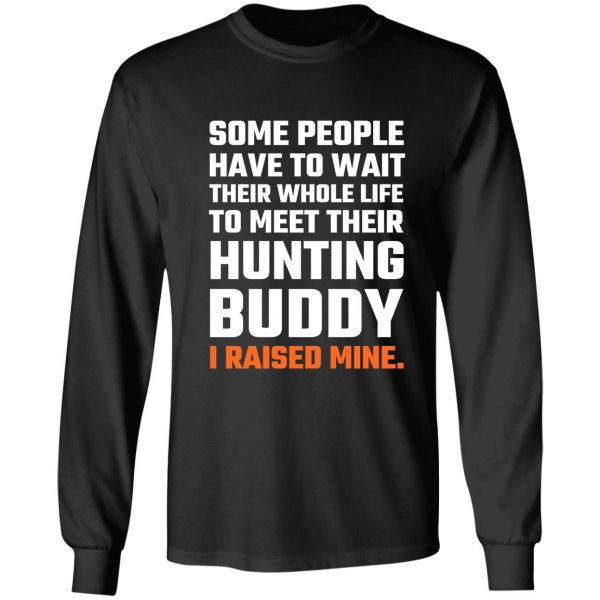 hunting buddy father son long sleeve