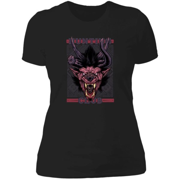 hunting club behemoth lady t-shirt