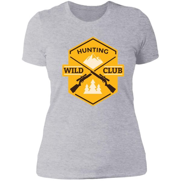 hunting club lady t-shirt