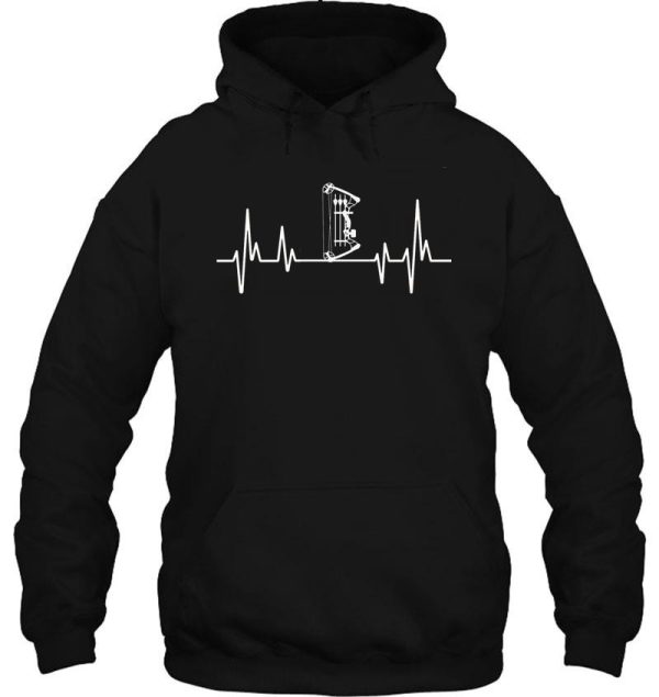 hunting crossbow hunting heartbeat hoodie