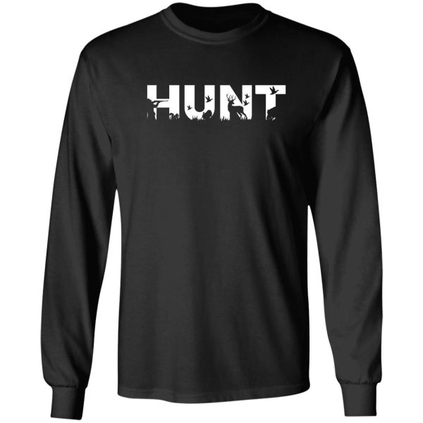 hunting deer hunting squirrel turkey boar duck for hunters long sleeve