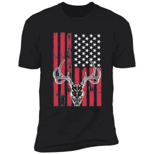 hunting deer skull flag hunters funny quotes sayings shirt