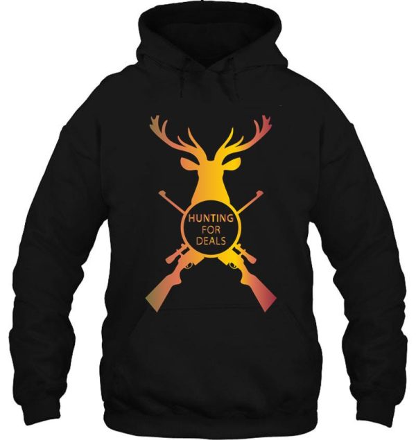 hunting for deals hoodie