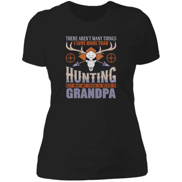 hunting grandpa lady t-shirt