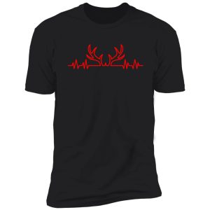 hunting heartbeat hunter sniper deer shirt