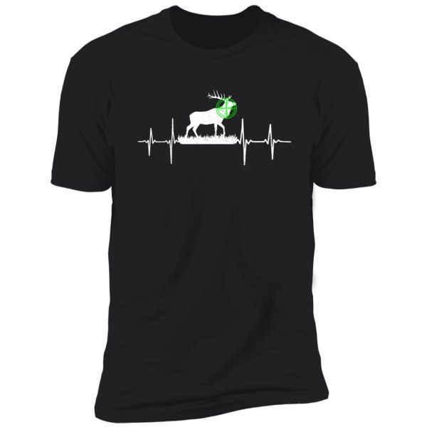 hunting heartbeat hunter sniper deer shirt