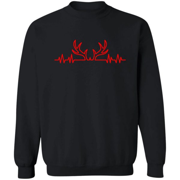 hunting heartbeat hunter sniper deer sweatshirt