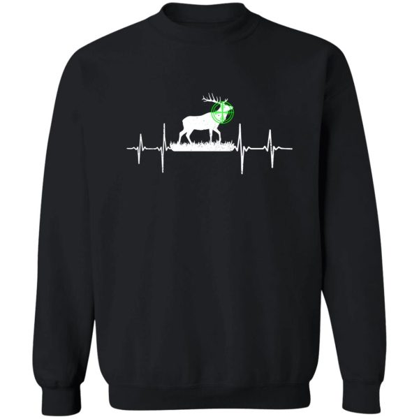 hunting heartbeat hunter sniper deer sweatshirt