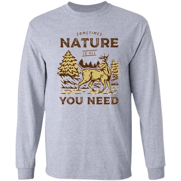 hunting in nature long sleeve