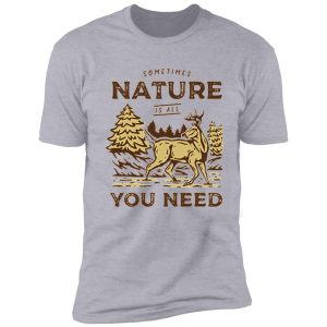 hunting in nature shirt