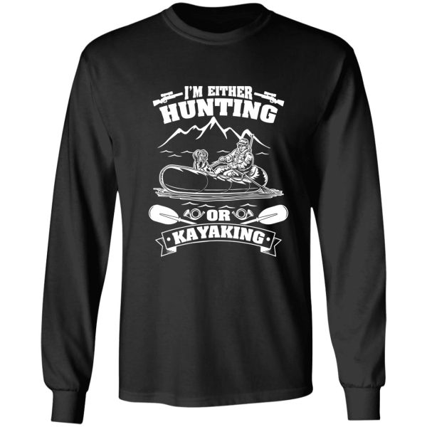 hunting kayak tshirt kayaking hunting shirt hunting mode t-shirt long sleeve