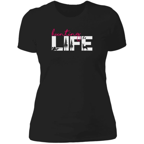 hunting life womens hunting sweatshirt lady t-shirt