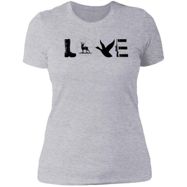 hunting love t-shirt lady t-shirt