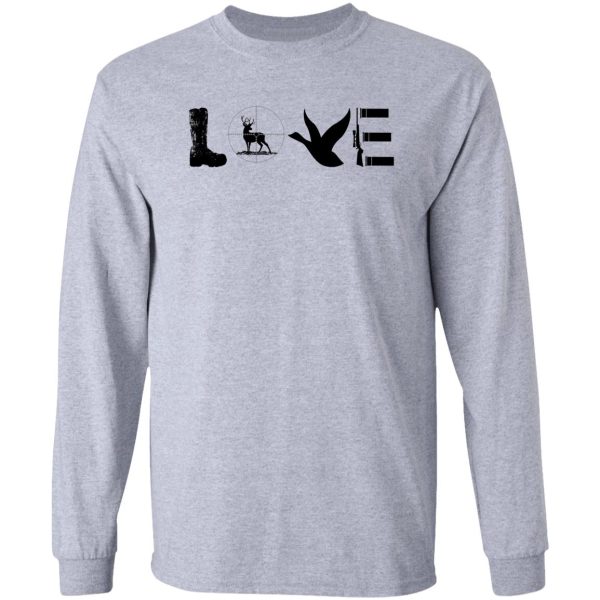 hunting love t-shirt long sleeve