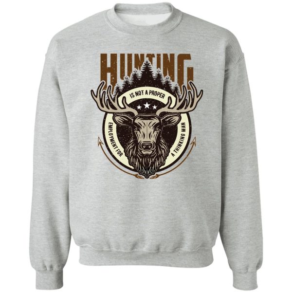 hunting man sweatshirt
