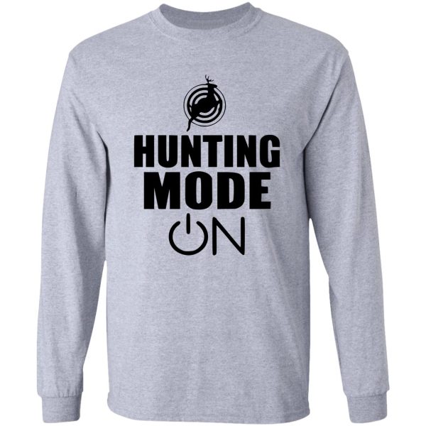 hunting mode on long sleeve