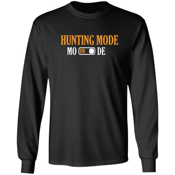 hunting mode on original deer hunting design long sleeve