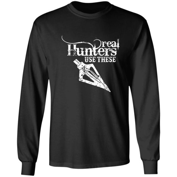 hunting real hunters use these long sleeve