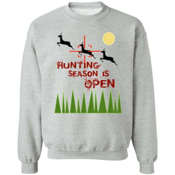 hunting reindeer sweatshirt