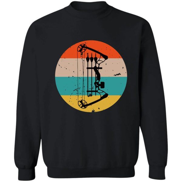 hunting retro vintage crossbow hunting sweatshirt