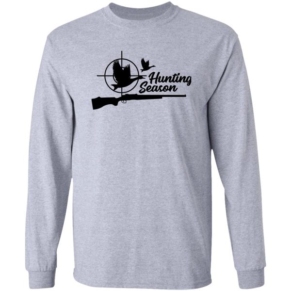 hunting season cool design for bird hunters long sleeve