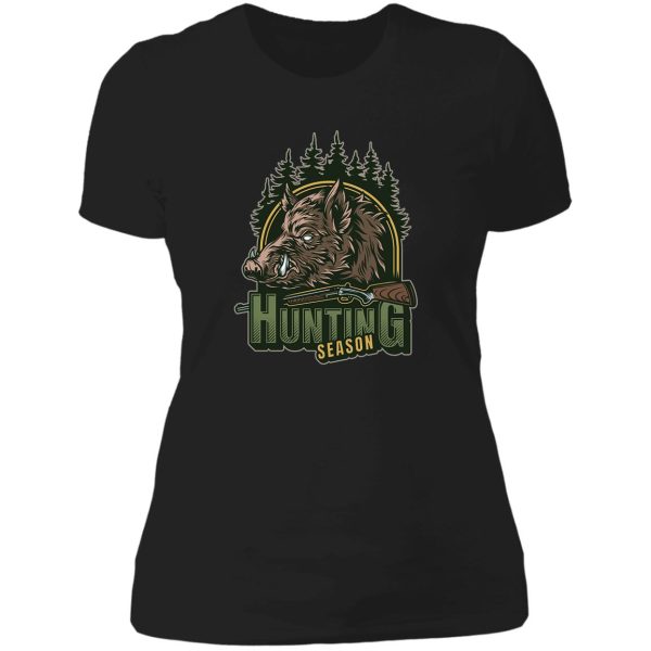 hunting season lady t-shirt