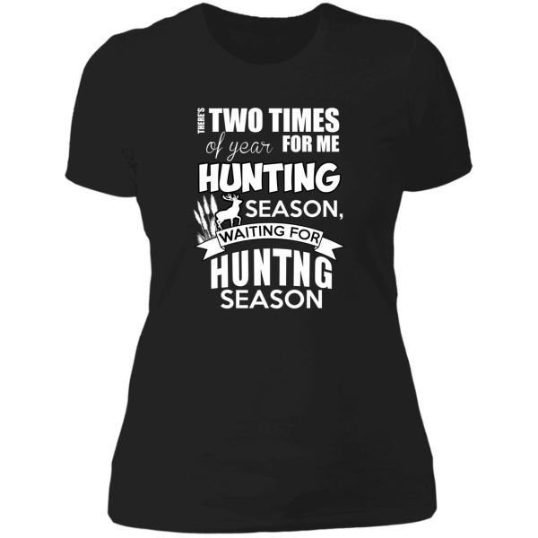 hunting season lady t-shirt