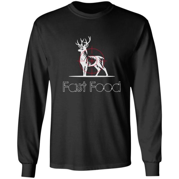 hunting t shirt men funny joke hunting shirt deer shirts fast food shirt long sleeve