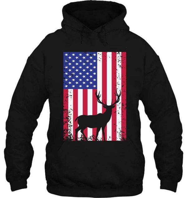 hunting usa flag patriotic american hoodie