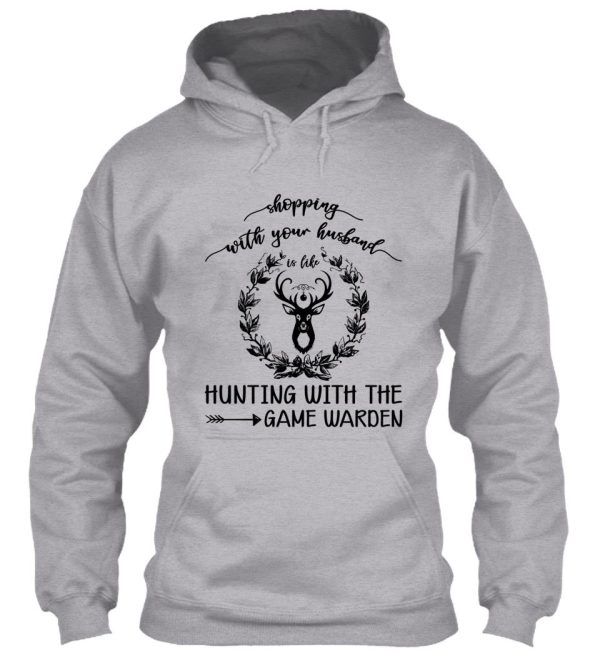 hunting with the game warden t-shirt hoodie