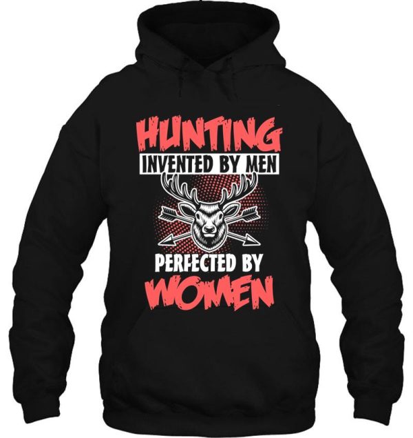 hunting woman huntress funny natural hoodie